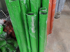 Трубы водосточные диаметром 140 мм, толщиной 
металла 0.5 мм, длиной 1000-1250 мм, RAL 6018 (фото 1)
