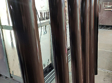 Трубы водосточные диаметром 150 мм, толщиной 
металла 0.5 мм, длиной 1250 мм, RAL 8017